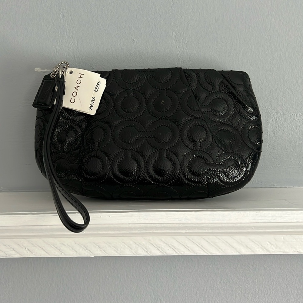 Coach Patent Leather Wristlet
